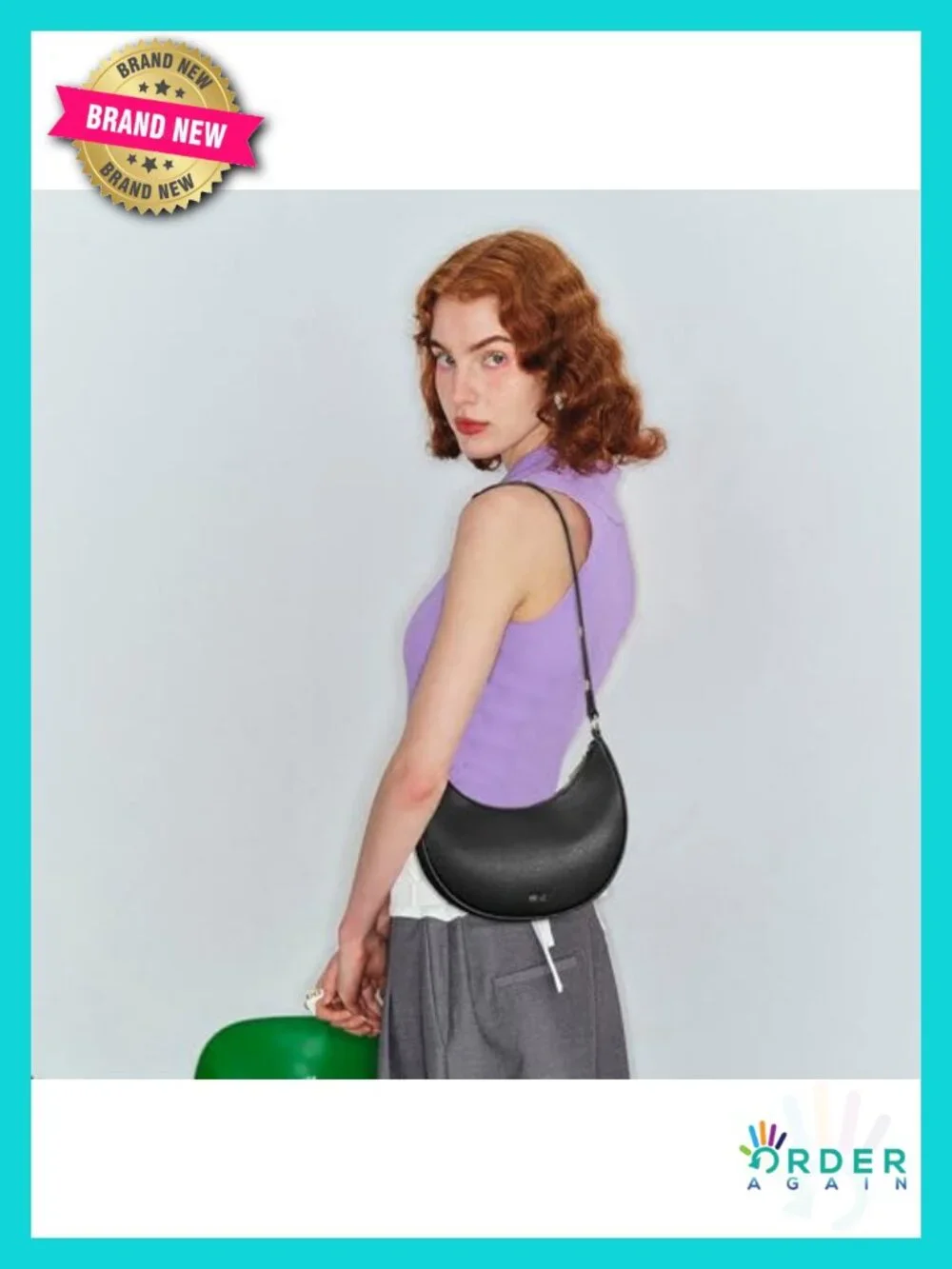 PU Leather Hobo Bag with Adjustable Strap and RFID Protection